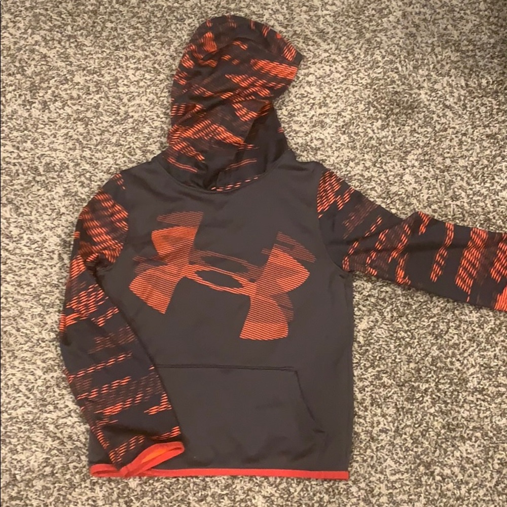 Under armor youth hooded sweatshirt size small